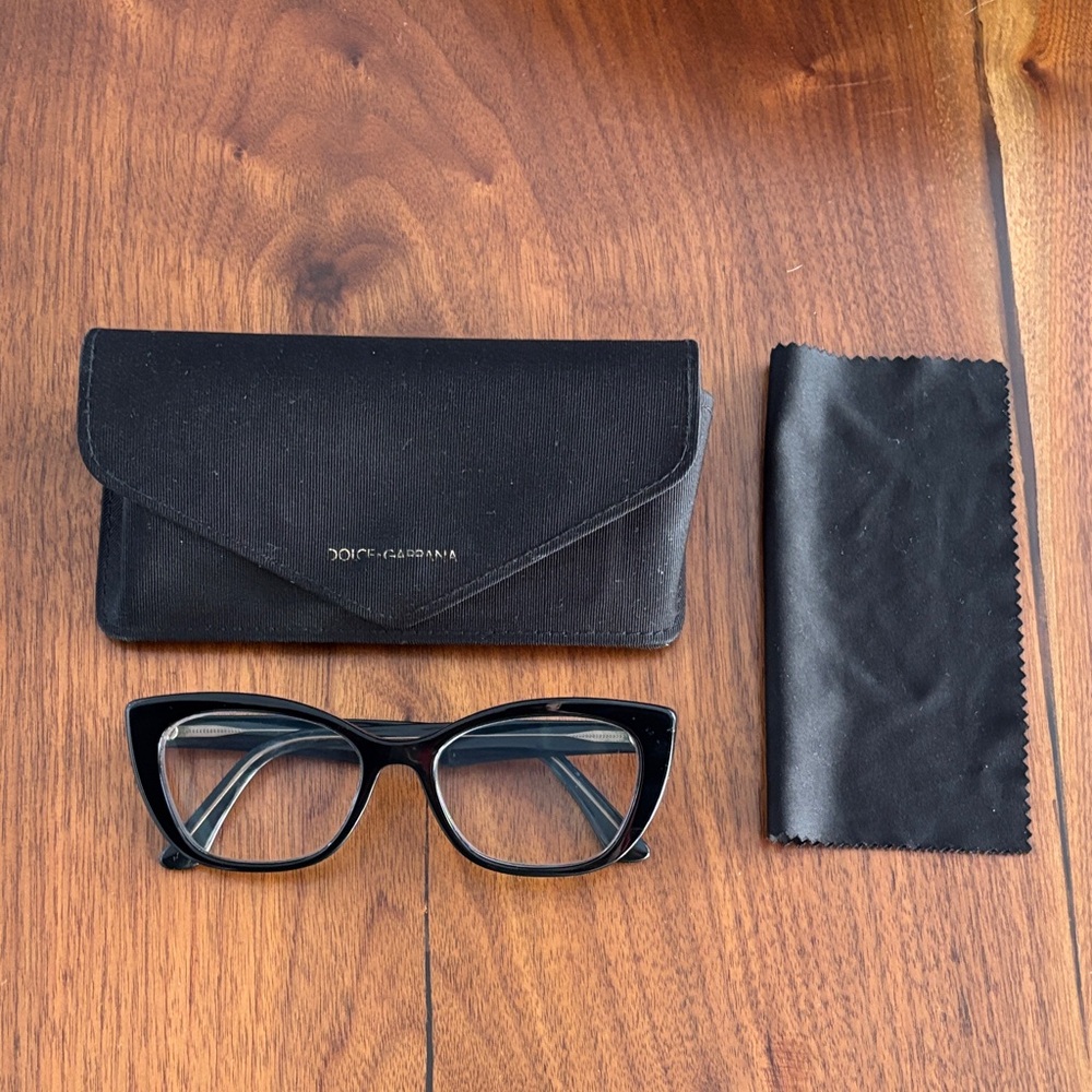Dolce and Gabanna cat eye frames